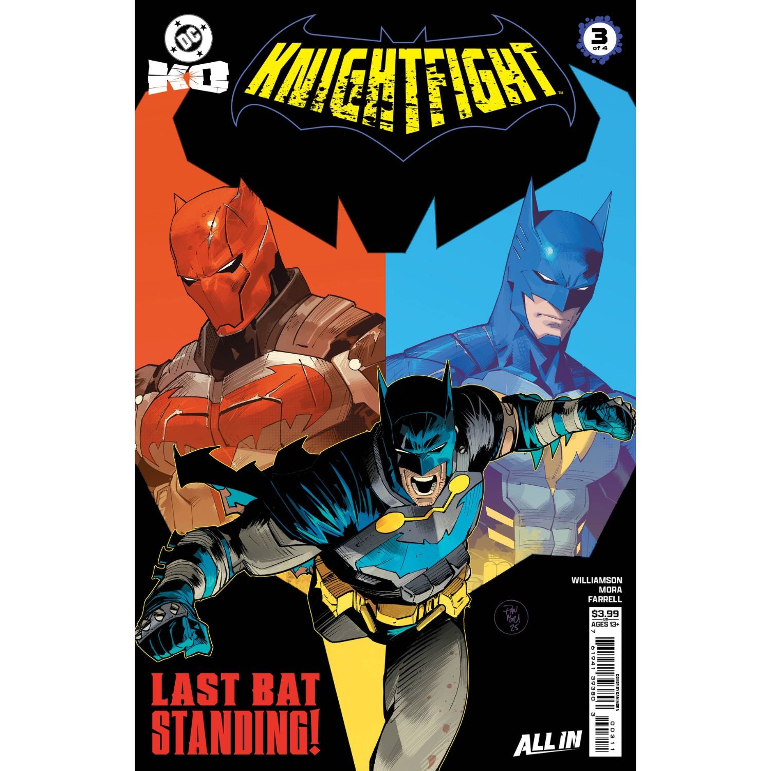 DC K.O. Knightfight: #3 [Dan Mora CVR A] 2025 Comics DC Comics