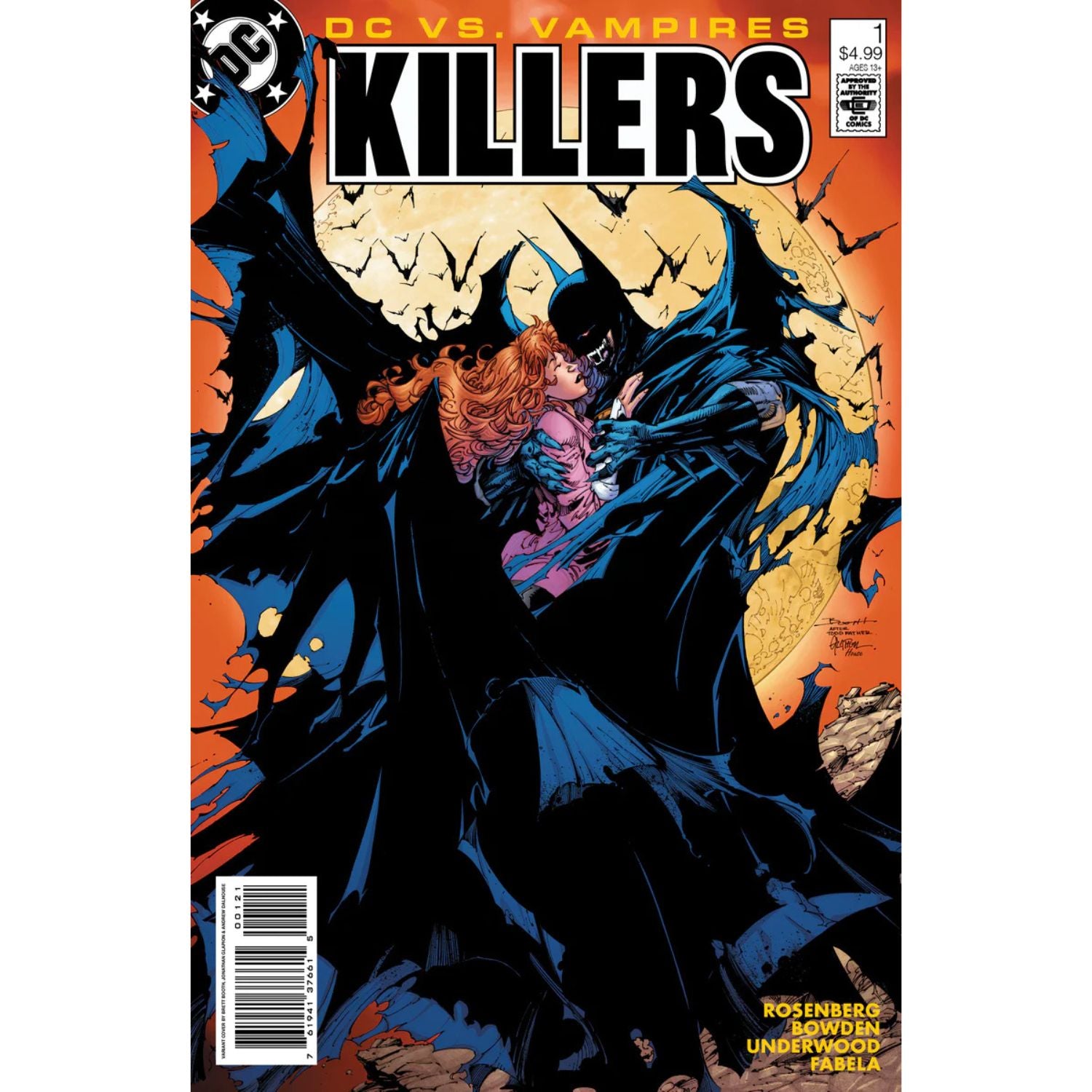 DC VS Vampires Killers: #1 [Brett Booth CVR B ] 2022 Comics DC Comics