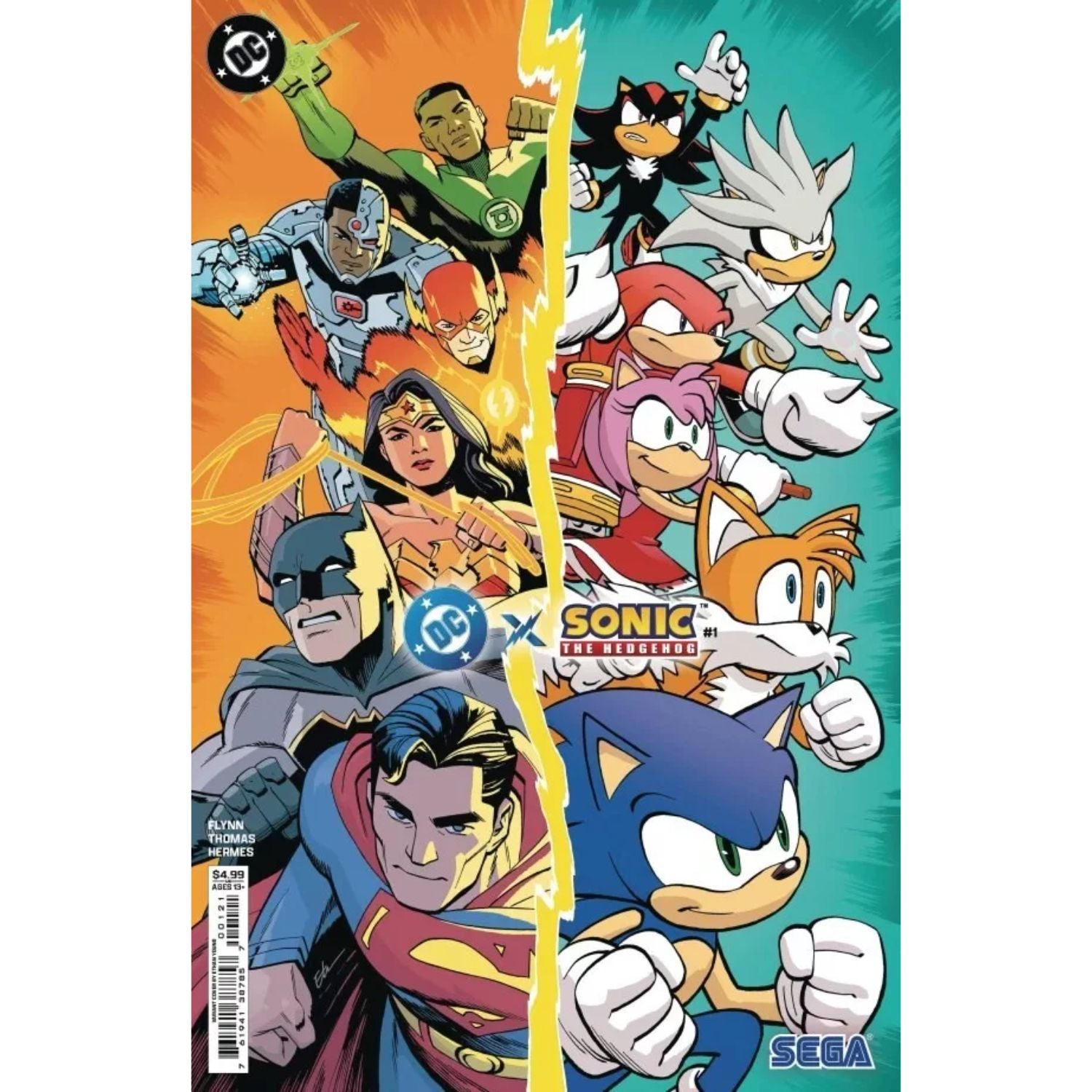 DC X Sonic The Hedgehog: #1 [Young CVR B] 2025 Comics DC Comics