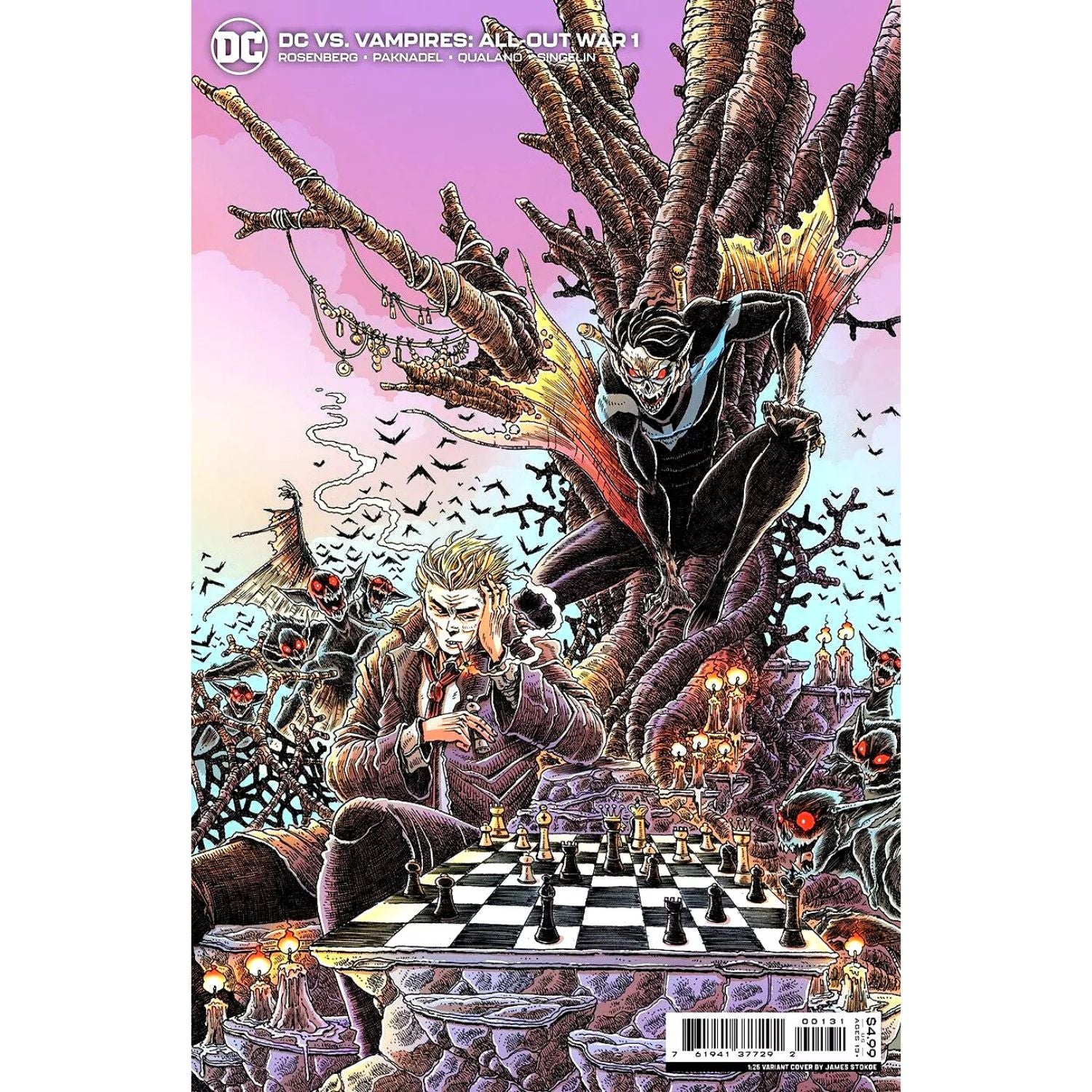 DC vs. Vampires: All-Out War: #1 [James Stokoe CVR C - 1:25] 2022 Comics DC Comics