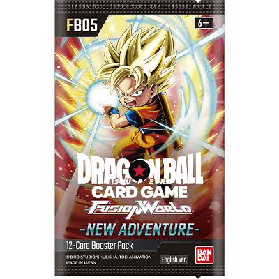 Dragon Ball Super TCG: Fusion World New Adventure Booster Box [FB05] - 24 Packs Card Game Bandai Namco