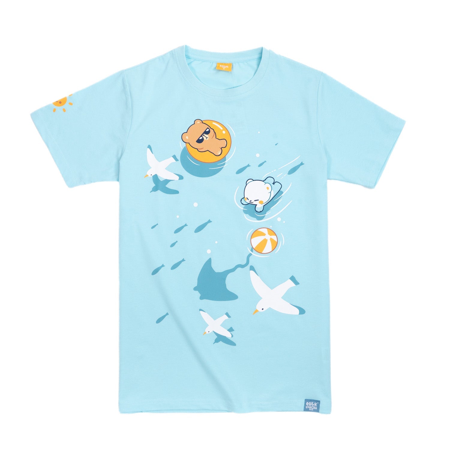 Milk Mocha Bear: Ocean T-Shirt T-Shirts Milk Mocha Bear