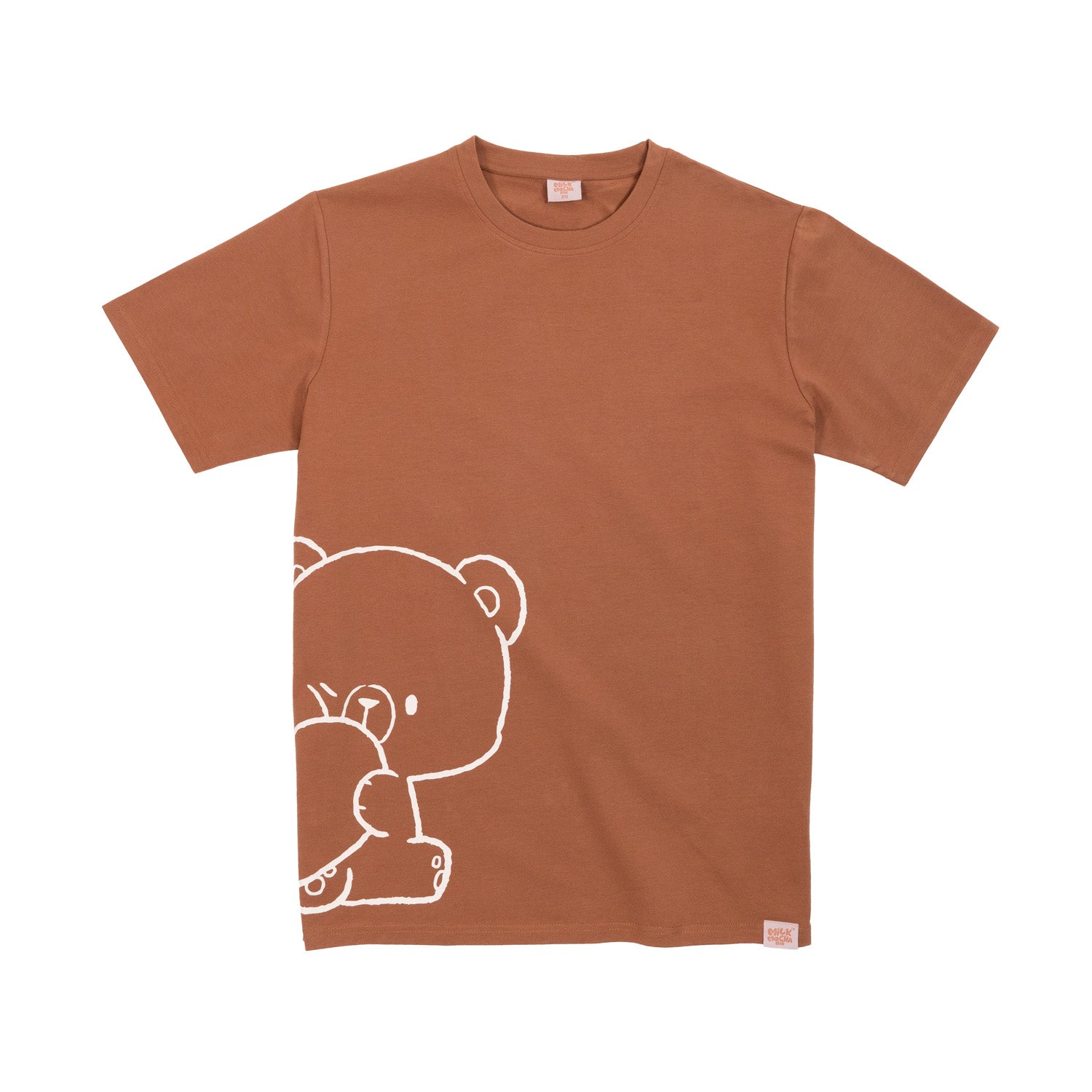 Milk Mocha Bear: Share My Heart Mocha T-shirt T-Shirts Milk Mocha Bear