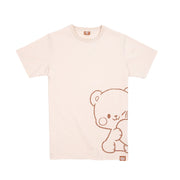Milk Mocha Bear: Share My Heart Milk T-shirt T-Shirts Milk Mocha Bear