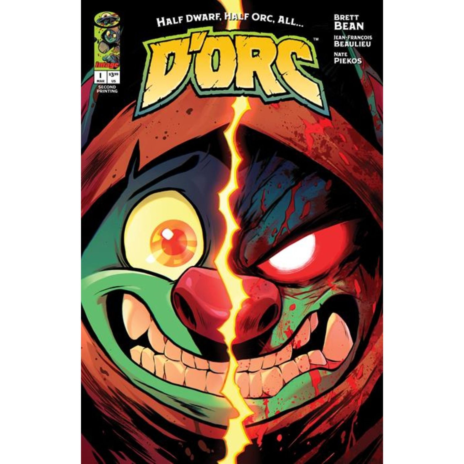 D'ORC: #1 [Brett Bean 2nd Printing CVR G] 2026 Comics Image Comics