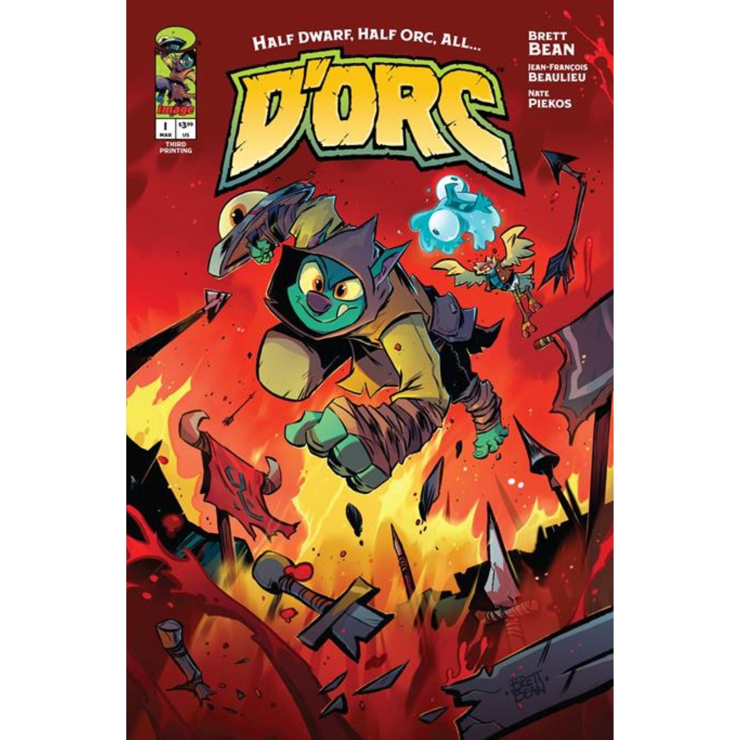 D'ORC: #1 [Brett Bean 3rd Printing CVR H] 2026 Comics Image Comics