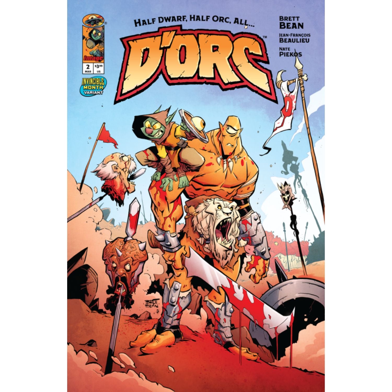 D'ORC: #2 [Brett Bean CVR C] 2026 Comics Image Comics