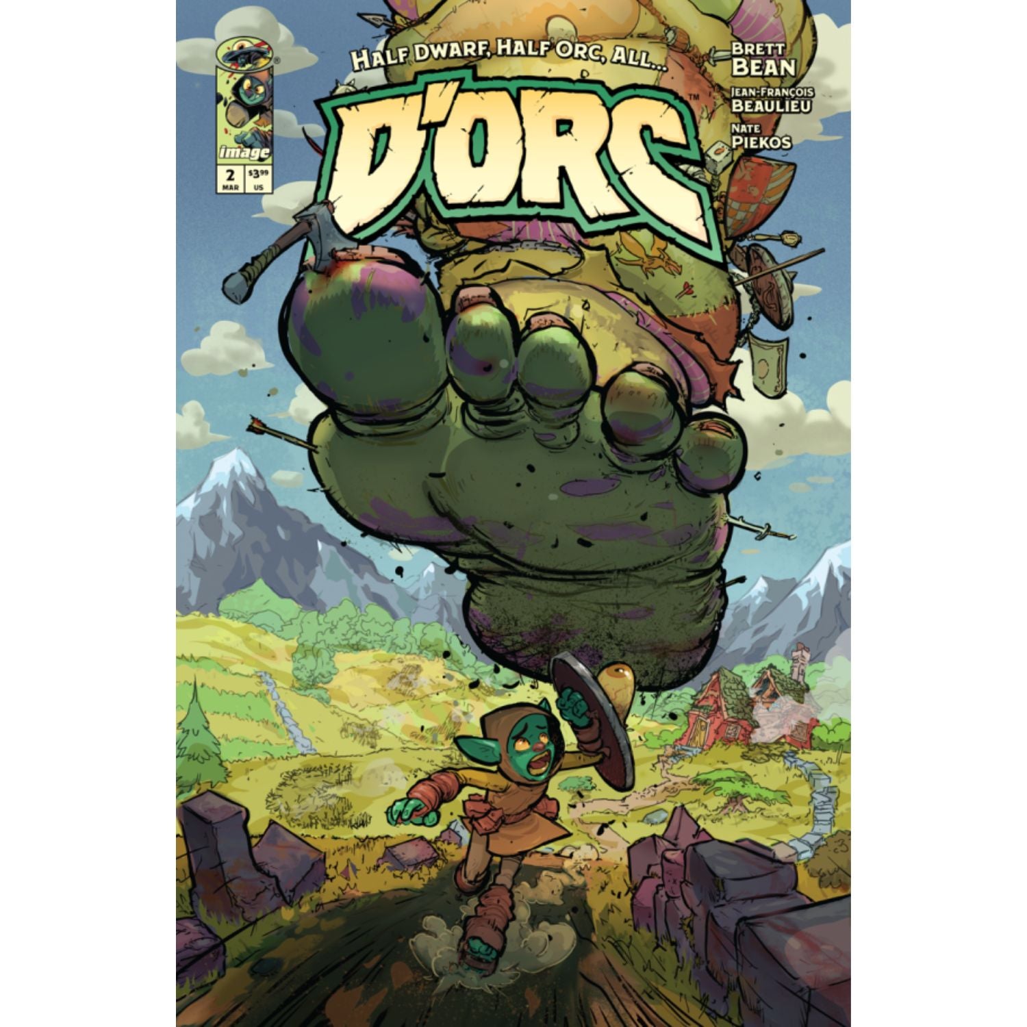 D'ORC: #2 [Riley Rossmo CVR B] 2026 Comics Image Comics