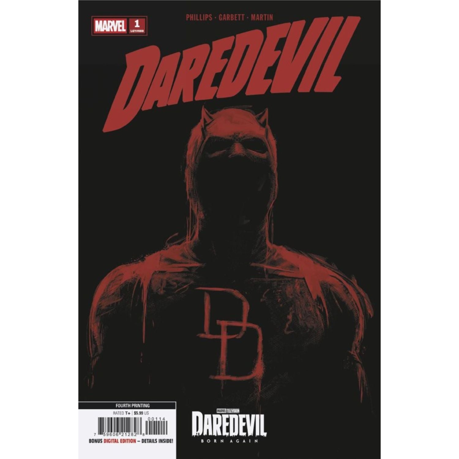 Daredevil: #1 [Marvel Television 4th Print CVR V] 2026 Comics Marvel Comics