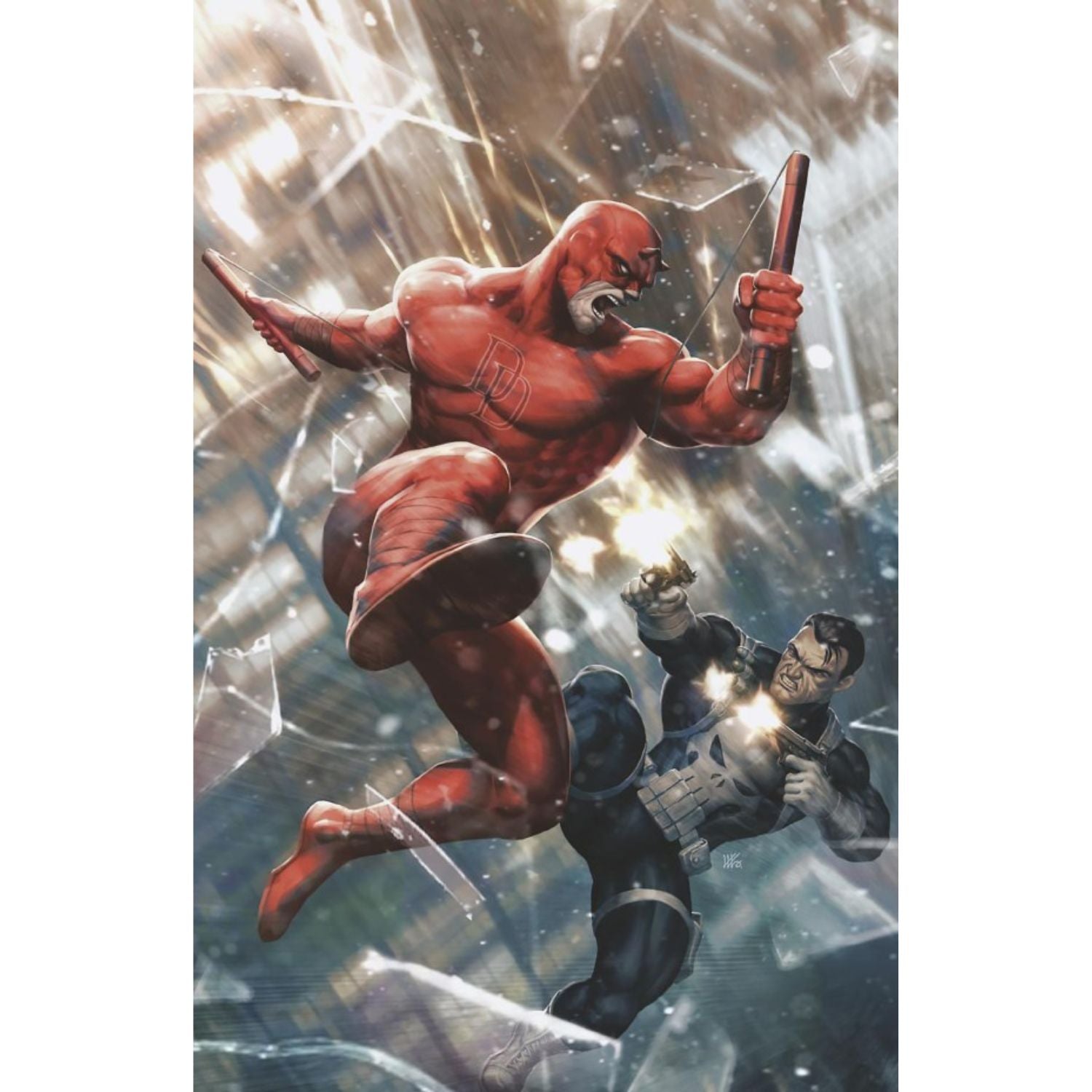Daredevil/Punisher The Devil's Trigger: #1 [Kendrick Lim Virgin - 1:100] 2025 Comics Marvel Comics