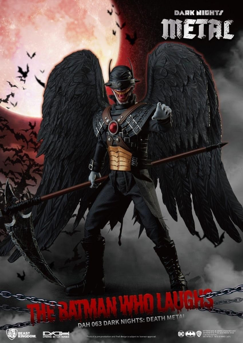 Dark Knights: Death Metal - The Batman Who Laughs Dynamic 8ction Figure Toys & Games Beast Kingdom