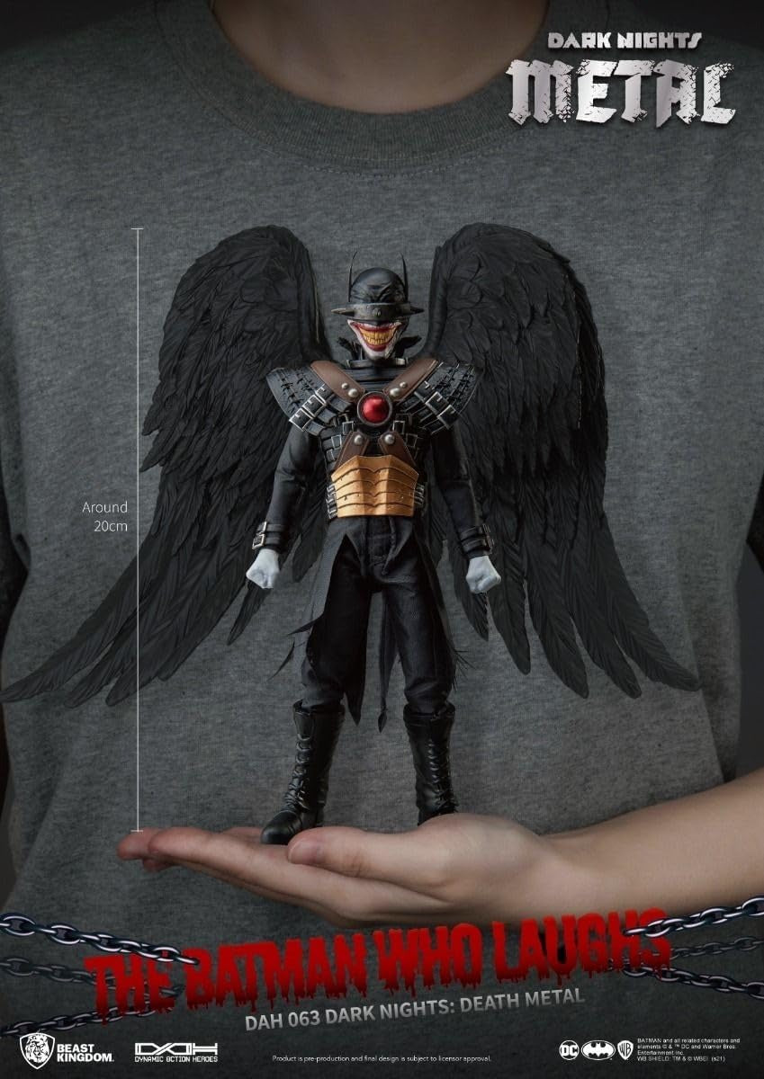 Dark Knights: Death Metal - The Batman Who Laughs Dynamic 8ction Figure Toys & Games Beast Kingdom