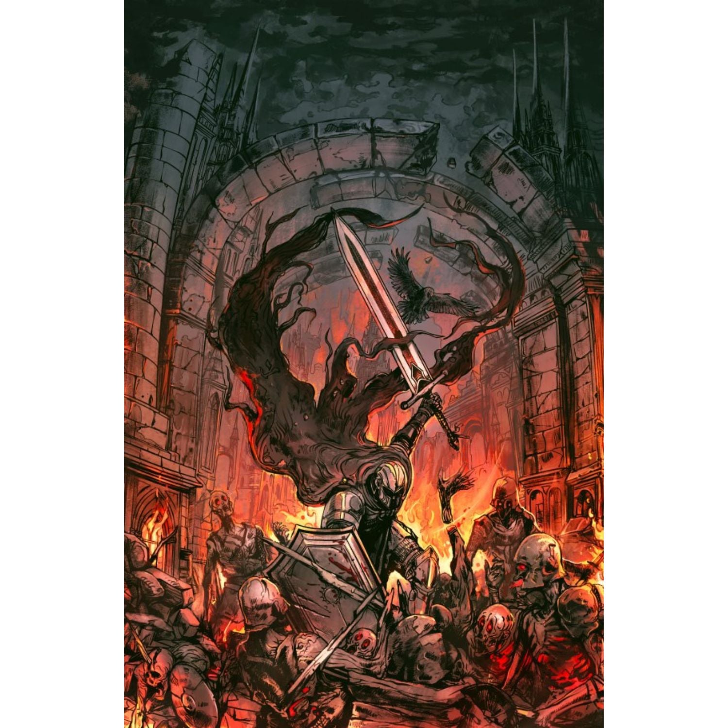 Dark Souls Mother Of Mourning: #4 [Reza Afshar CVR C] 2026 Comics Titan Comics