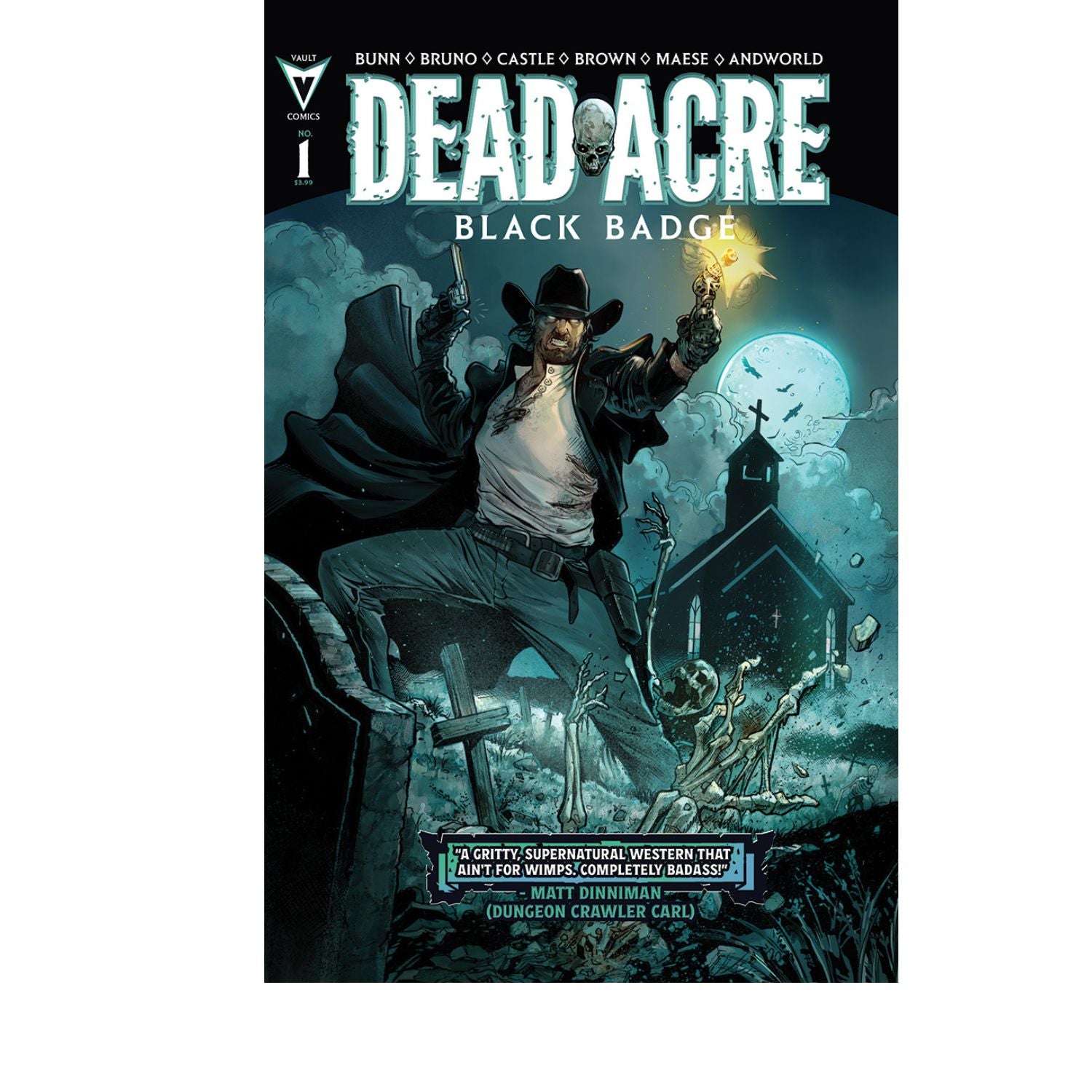 Dead Acre Black Badge: #1 [Riley Brown CVR A] 2026 Comics Vault Comics