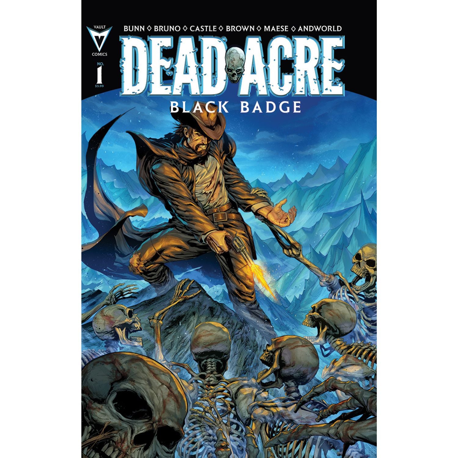 Dead Acre Black Badge: #1 [Tyler Kirkham CVR B - 1:10] 2026 Comics Vault Comics