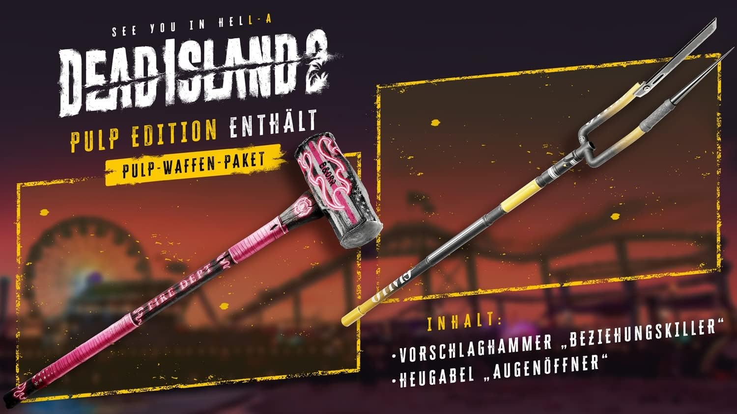 Dead Island 2 Pulp Edition [Xbox One / Xbox Series X] Xbox One / Xbox Series X Video Game Deep Silver