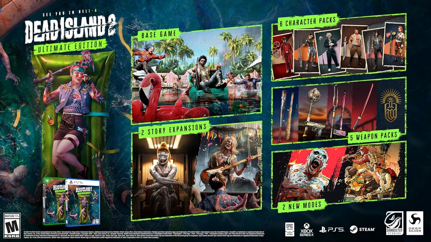 Dead Island 2 - Ultimate Edition [PlayStation 5] PlayStation 5 Video Game Deep Silver   