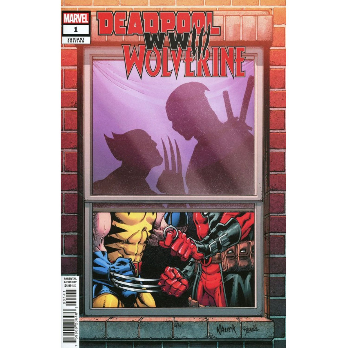 Deadpool and Wolverine: WW3: #1 [Todd Nauck Windowshades CVR D] 2024 Comics Marvel Comics