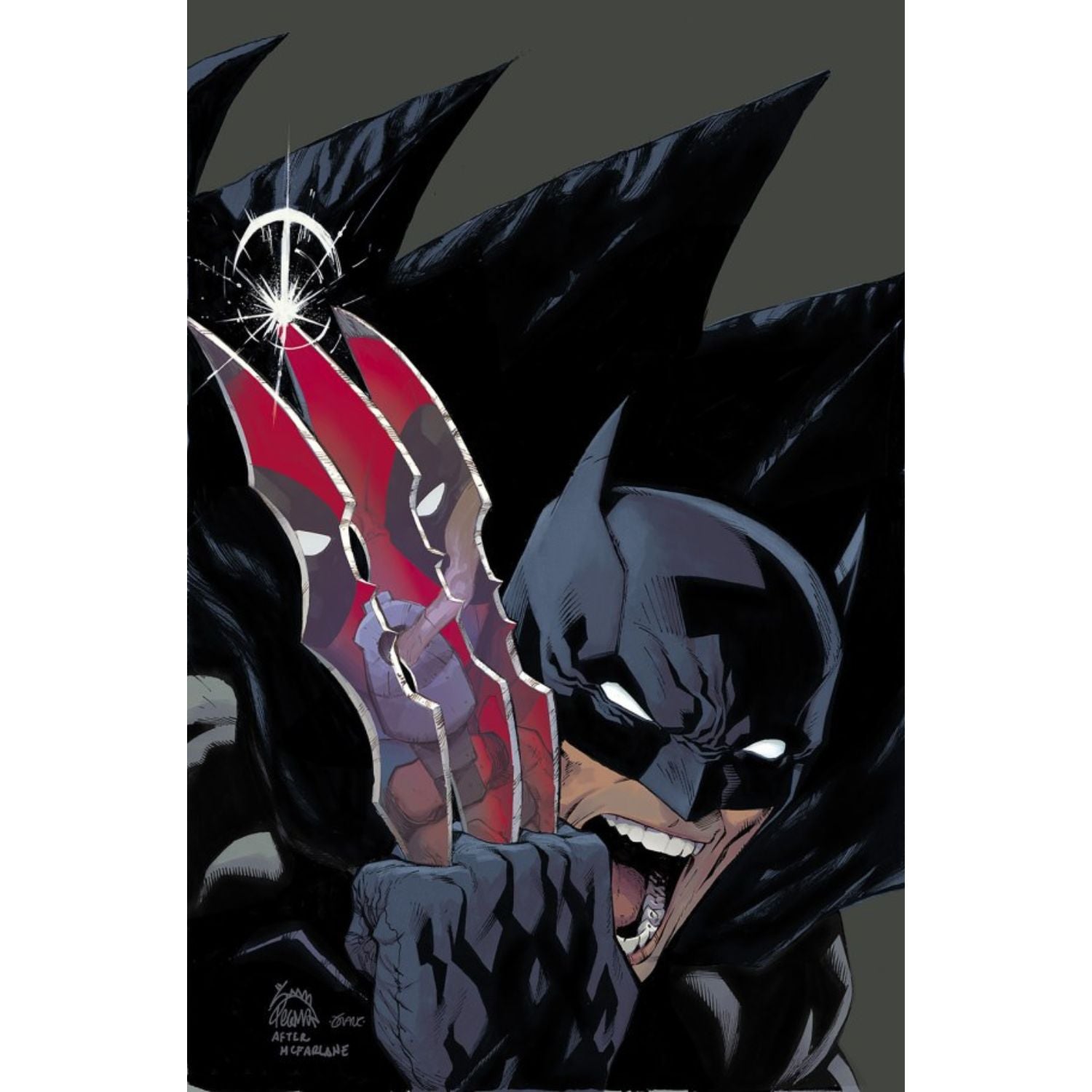 Deadpool/Batman: #1 [Ryan Stegman 4th Printing - 1:25] 2025 Comics Marvel Comics