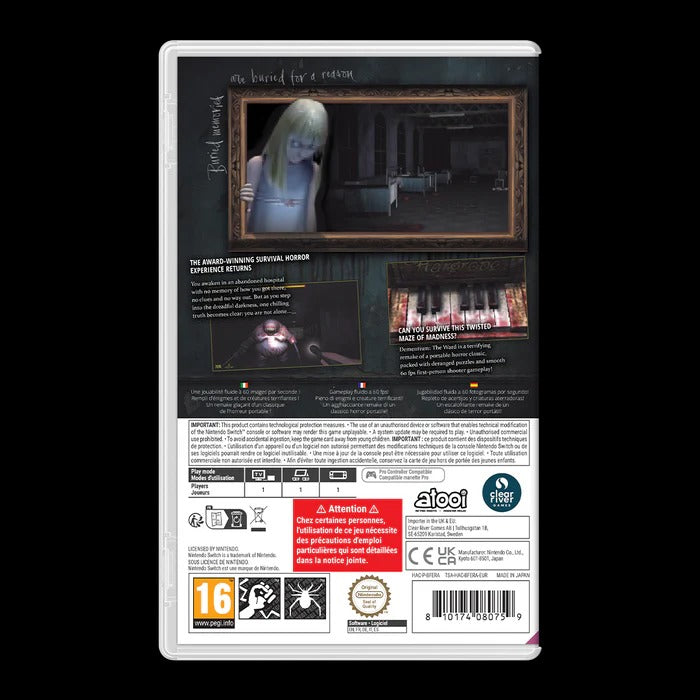 Dementium: The Ward [Nintendo Switch] Nintendo Switch Video Game Clear River Games