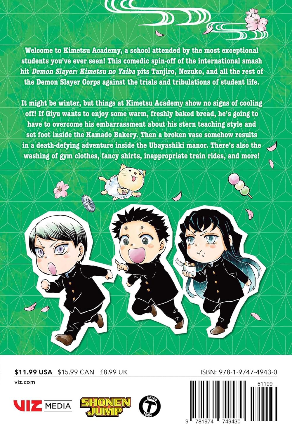 Demon Slayer Kimetsu Academy: Volume 4 Manga Viz Media
