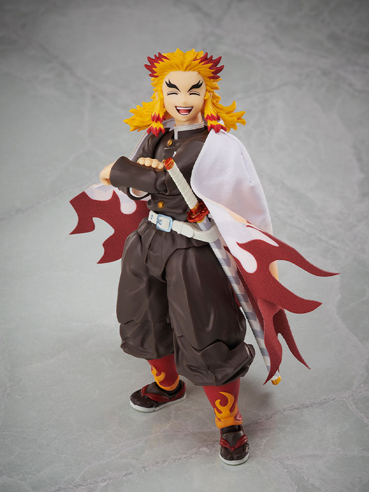 BUZZmod. Demon Slayer: Kimetsu no Yaiba - Kyojuro Rengoku 1/12 Version 2 Scale Action Figure Toys & Games Aniplex of America