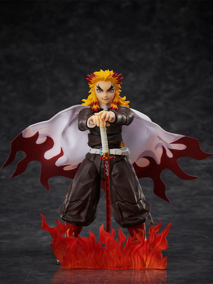 BUZZmod. Demon Slayer: Kimetsu no Yaiba - Kyojuro Rengoku 1/12 Version 2 Scale Action Figure Toys & Games Aniplex of America
