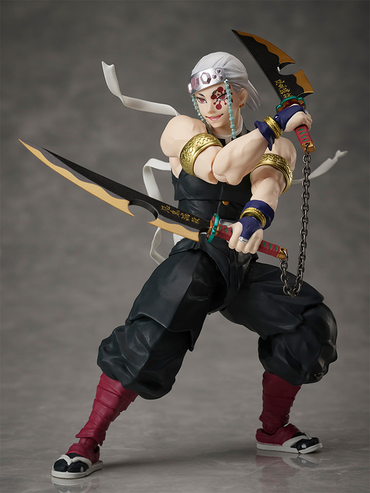 BUZZmod. Demon Slayer: Kimetsu no Yaiba, Tengen Uzui 1/12 Scale Action Figure Toys & Games Aniplex of America