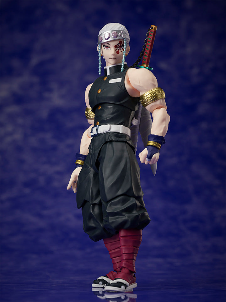 BUZZmod. Demon Slayer: Kimetsu no Yaiba, Tengen Uzui 1/12 Scale Action Figure Toys & Games Aniplex of America