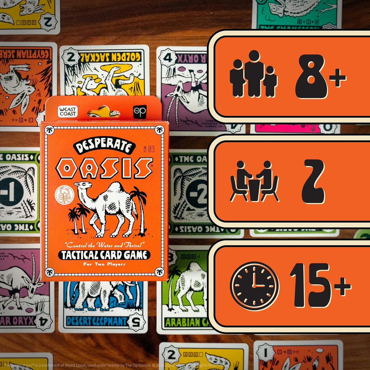 Desperate Oasis [Board Game, 1-4 Players] Board Game OPGames