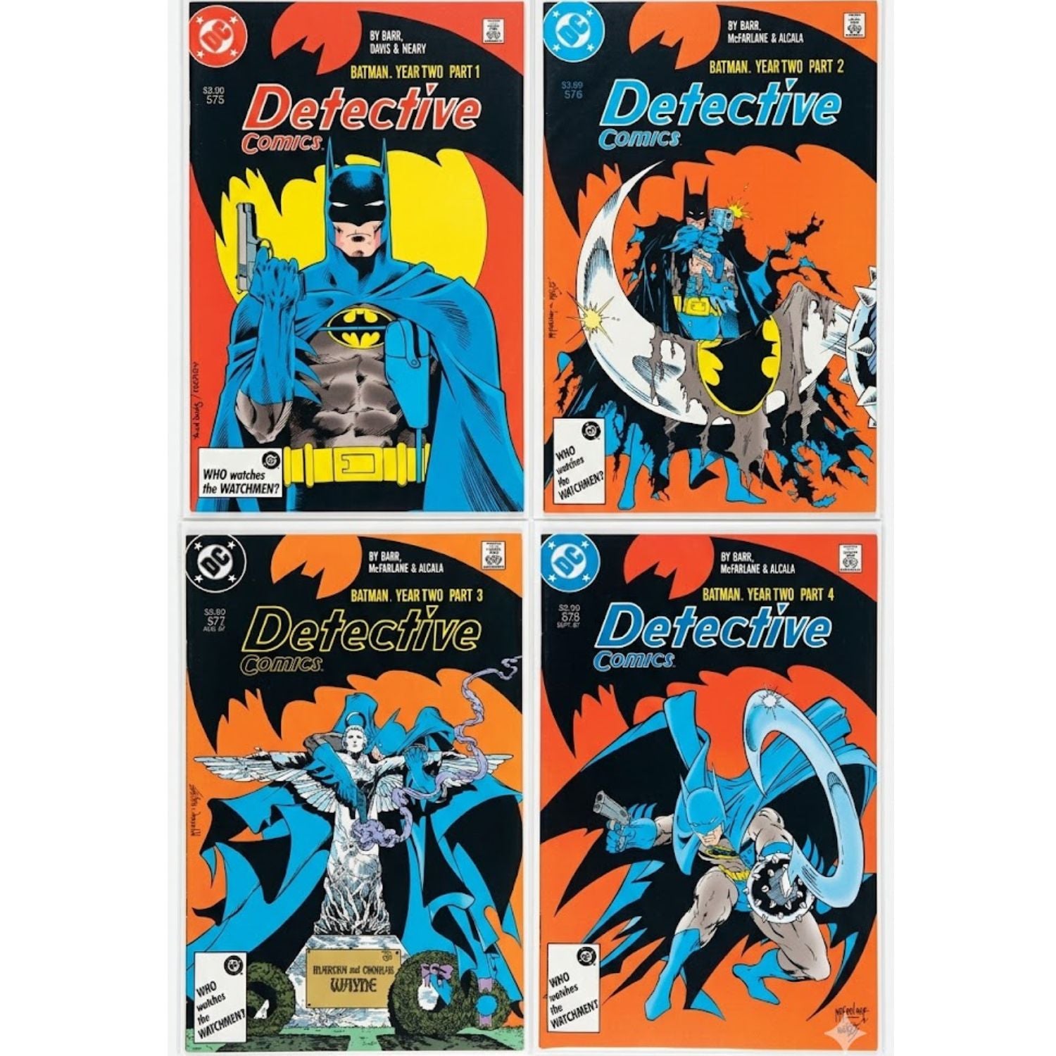 Detective Comics: #575-578 [Todd McFarlane Facsimile CVR A Set] 2026 Comics DC Comics