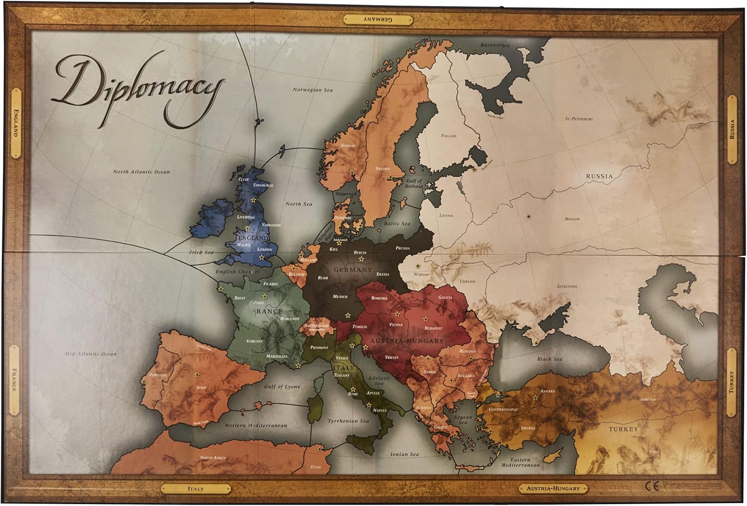 Diplomacy - Avalon Hill [Board Games, 2-7 Players] Board Game Hasbro