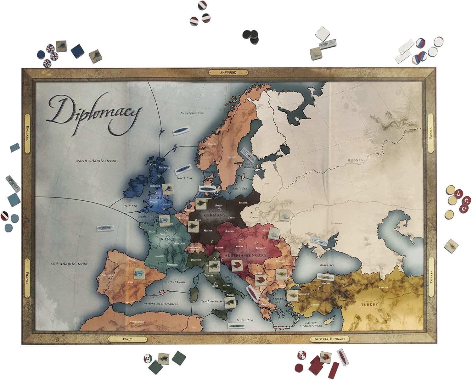 Diplomacy - Avalon Hill [Board Games, 2-7 Players] Board Game Hasbro