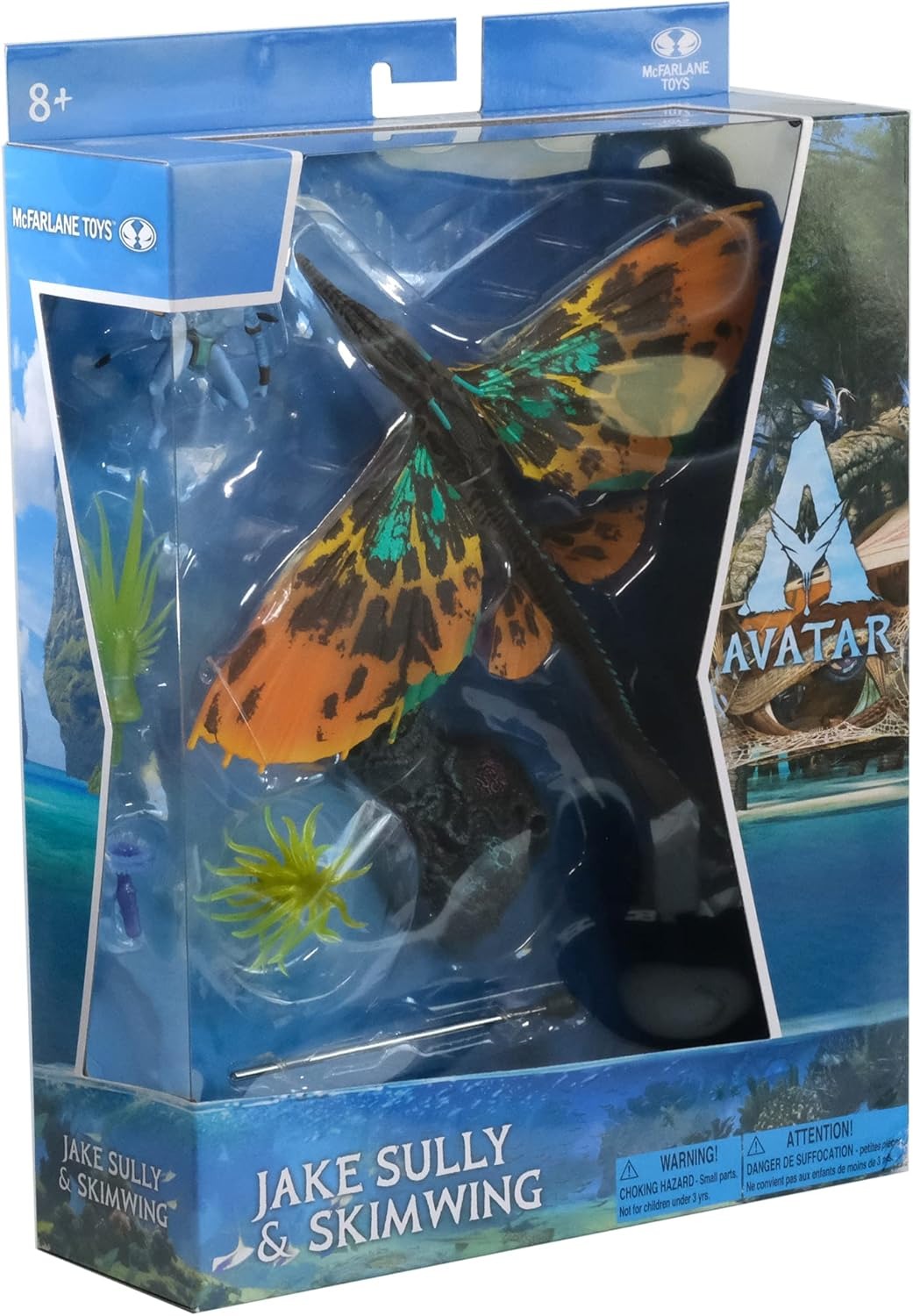 Disney Avatar: The Way of Water - Jake Sully and Skimwing Toys & Games McFarlane Toys