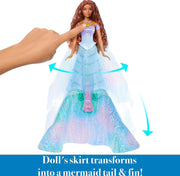 Disney Barbie: Transforming Mermaid Ariel Doll Toys & Games Mattel