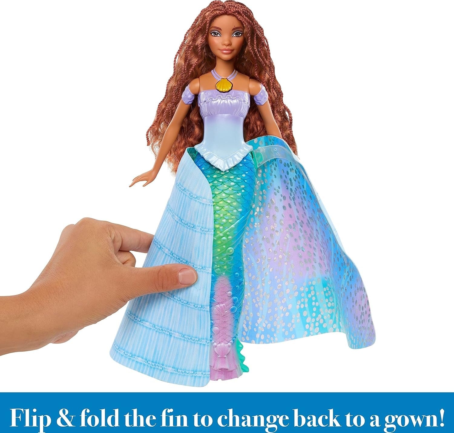 Disney Barbie: Transforming Mermaid Ariel Doll Toys & Games Mattel