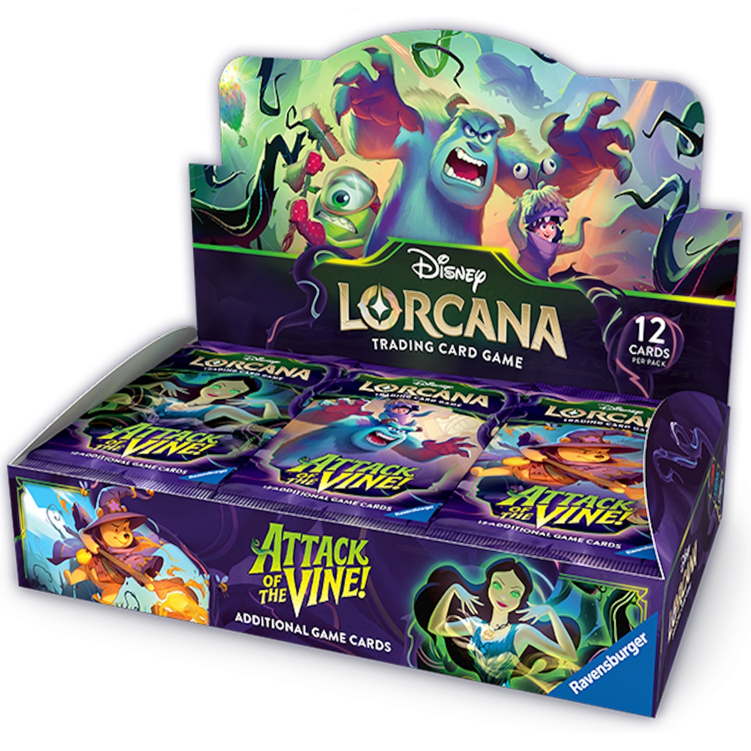 Disney Lorcana TCG: Attack of the Vine 1st Edition Booster Box - 24 Packs Card Game Ravensburger