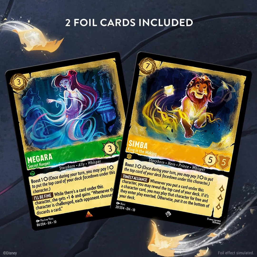 Disney Lorcana TCG: Whispers in the Well Starter Deck - Amber & Emerald Card Game Ravensburger