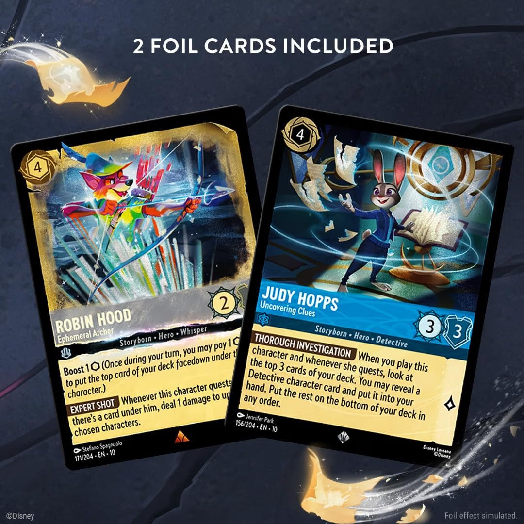 Disney Lorcana TCG: Whispers in the Well Starter Deck - Sapphire & Steel Card Game Ravensburger