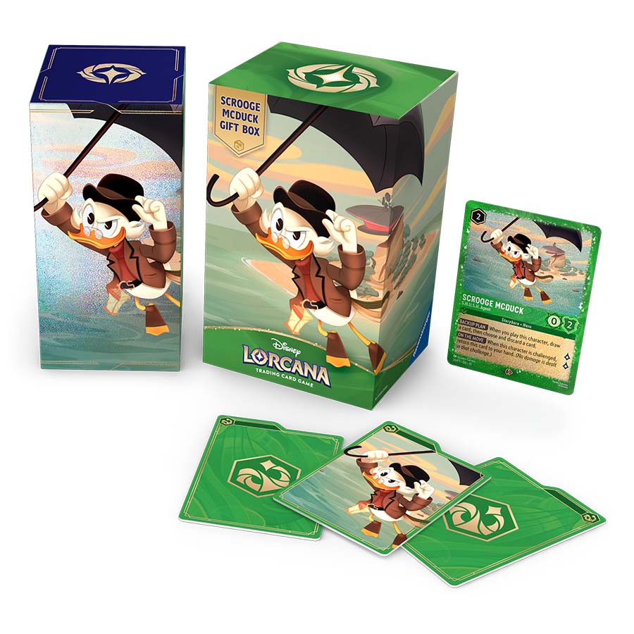 Disney Lorcana TCG: Winterspell Scrooge McDuck Gift Box Card Game Ravensburger