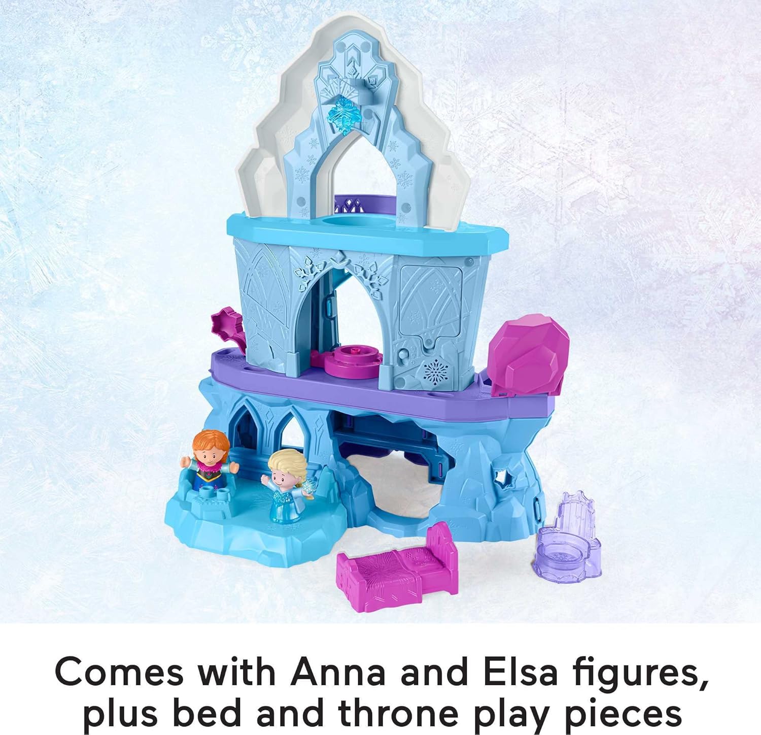 Disney Frozen Elsa's Enchanted Lights Palace Little People Playset Toys & Games Fisher Price   