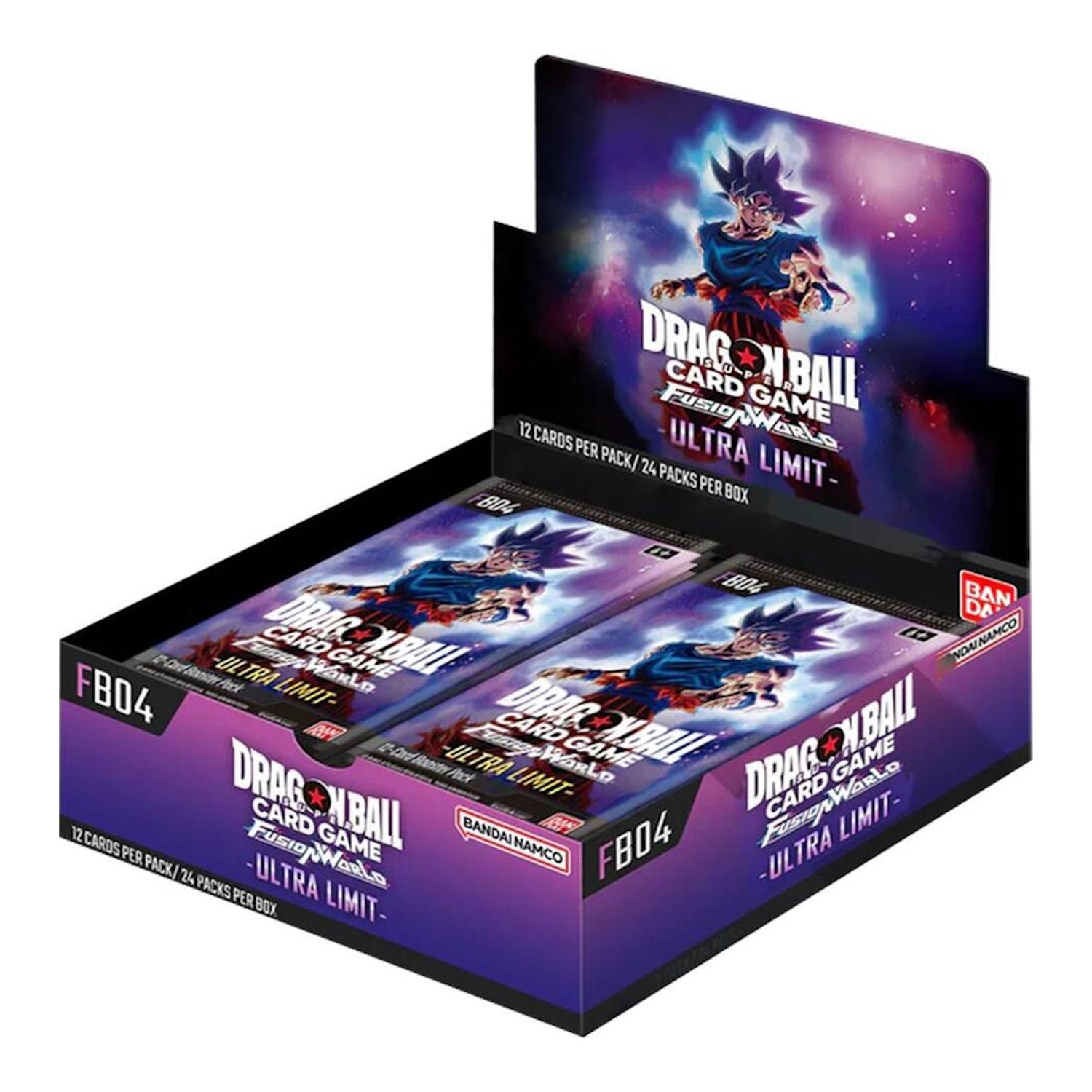 Dragon Ball Super TCG: Fusion World Ultra Limit Booster Box [FB04] - 24 Packs Card Game Bandai Namco