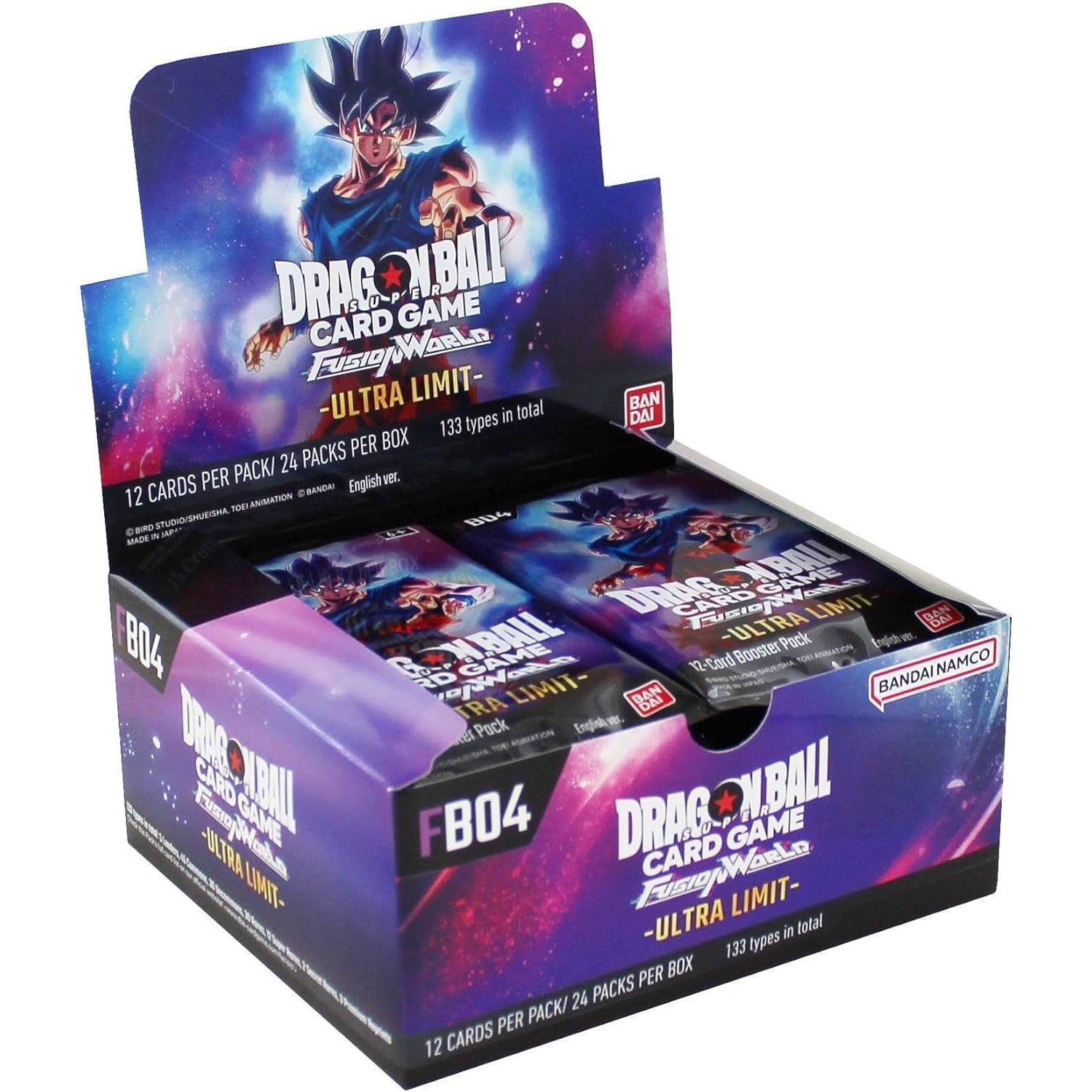 Dragon Ball Super TCG: Fusion World Ultra Limit Booster Box [FB04] - 24 Packs Card Game Bandai Namco