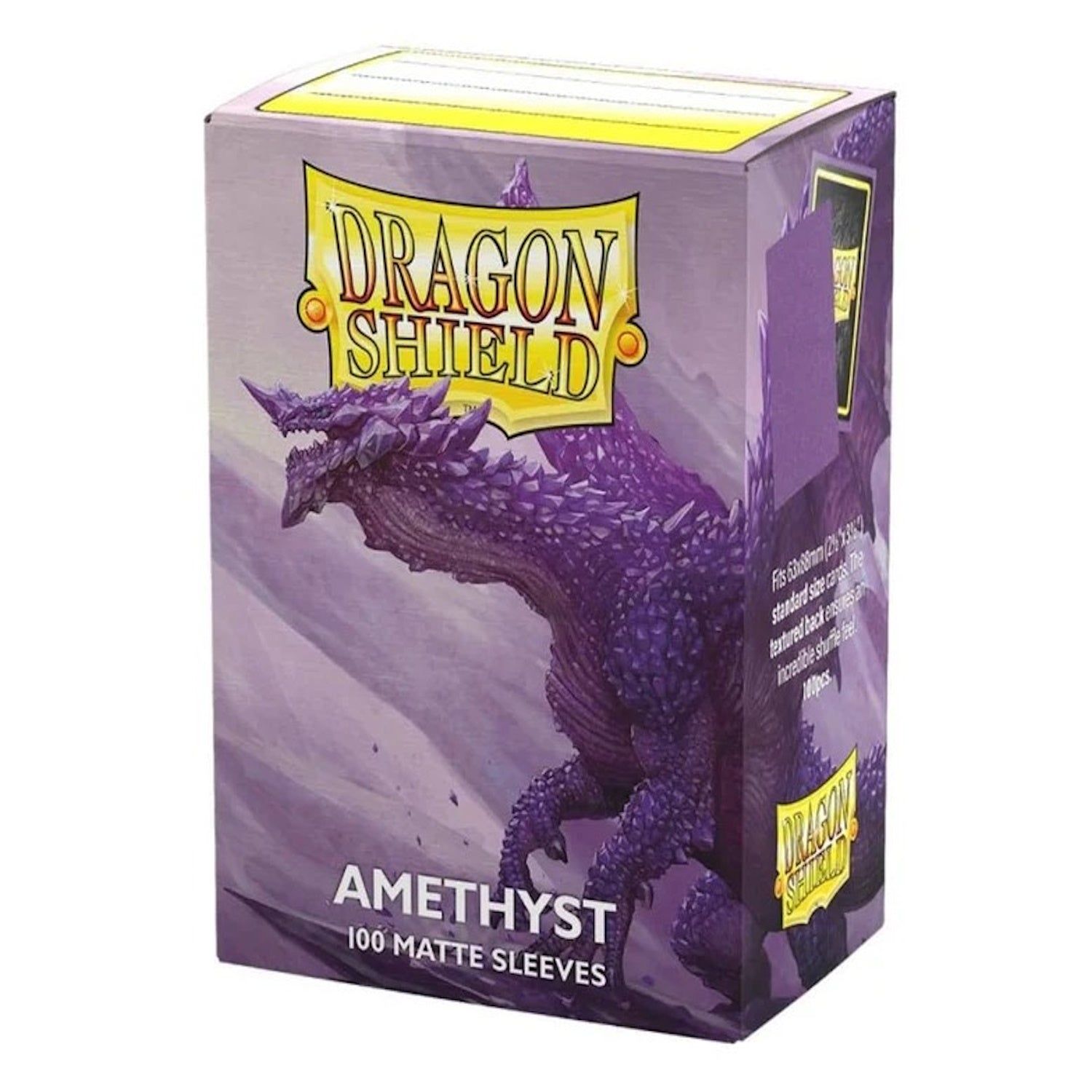 Dragon Shield Sleeves: Matte Amethyst - 100 Sleeves Card Game Dragon Shield