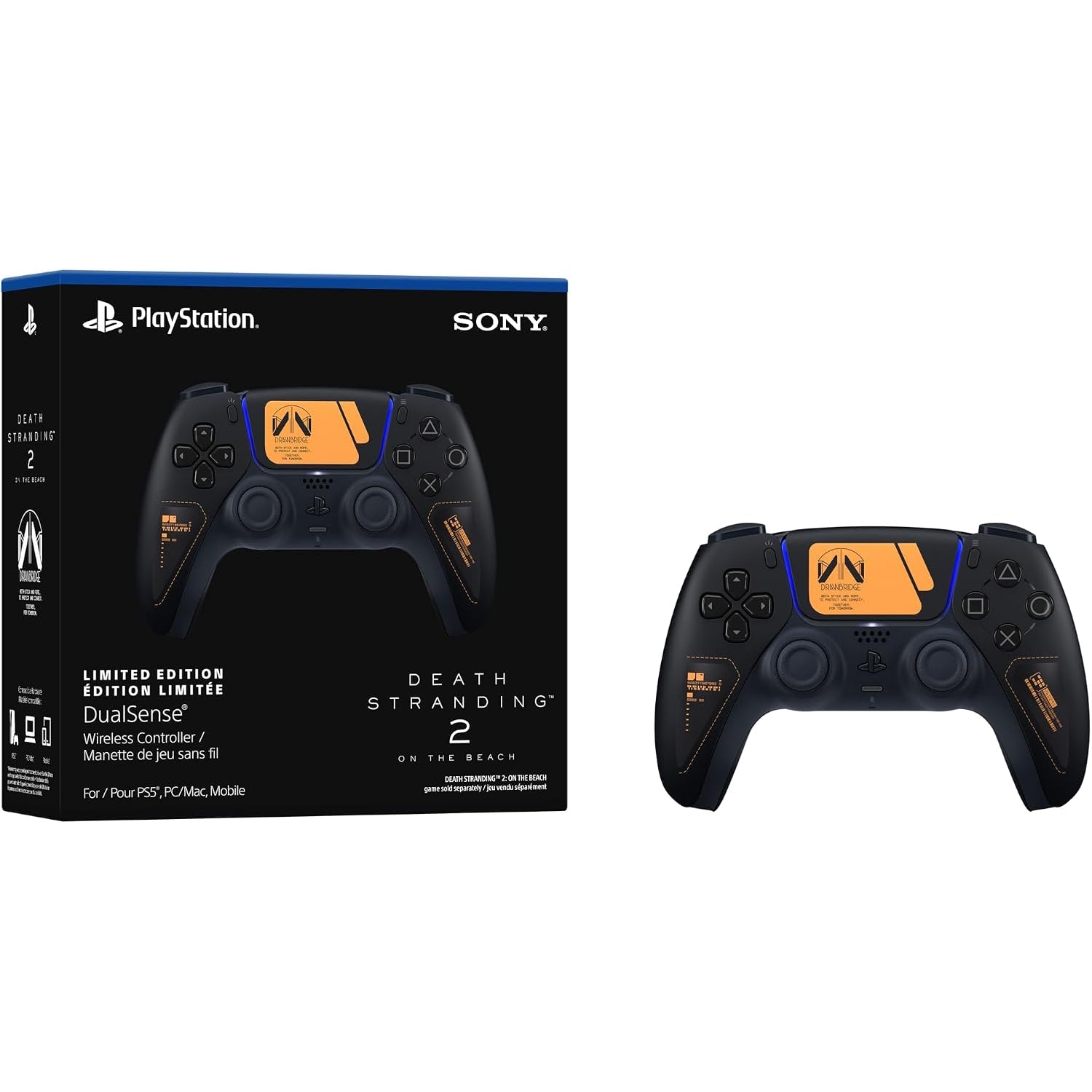 DualSense Wireless Controller - Death Stranding 2: On The Beach Limited Edition [PlayStation 5 Accessory] Playstation 5 Accessory Sony