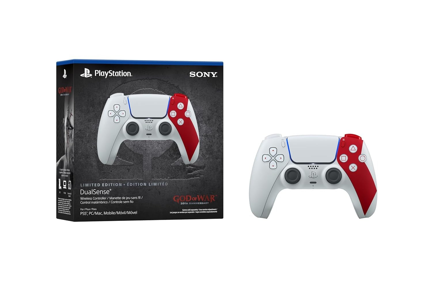 DualSense Wireless Controller - God of War Limited Edition [PlayStation 5] PlayStation 5 Accessories Sony