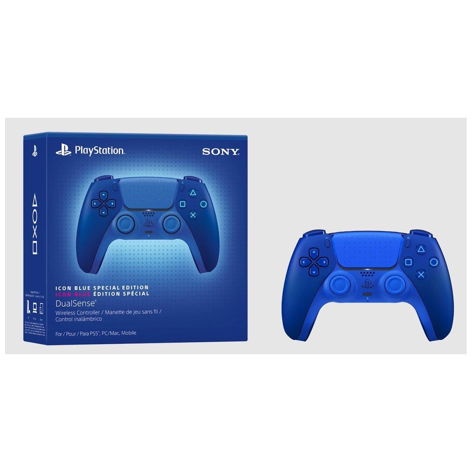 DualSense Wireless Controller: Icon Blue Special Edition [Playstation 5 Accessory] Playstation 5 Accessory Sony