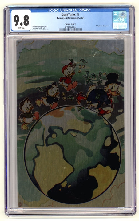 Ducktales: #1 [Tomaselli CGC 9.8 Metal] 2024 Comics Dynamite Entertainment