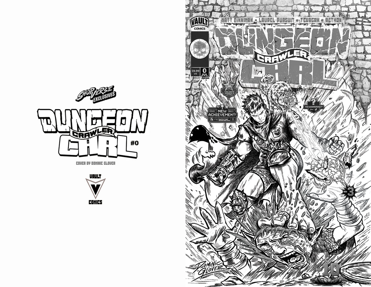 Dungeon Crawler Carl NYCC Secret Drop: #0 [Dominic Glover 2nd Print Foil Sketch] 2026 Comics Vault Comics
