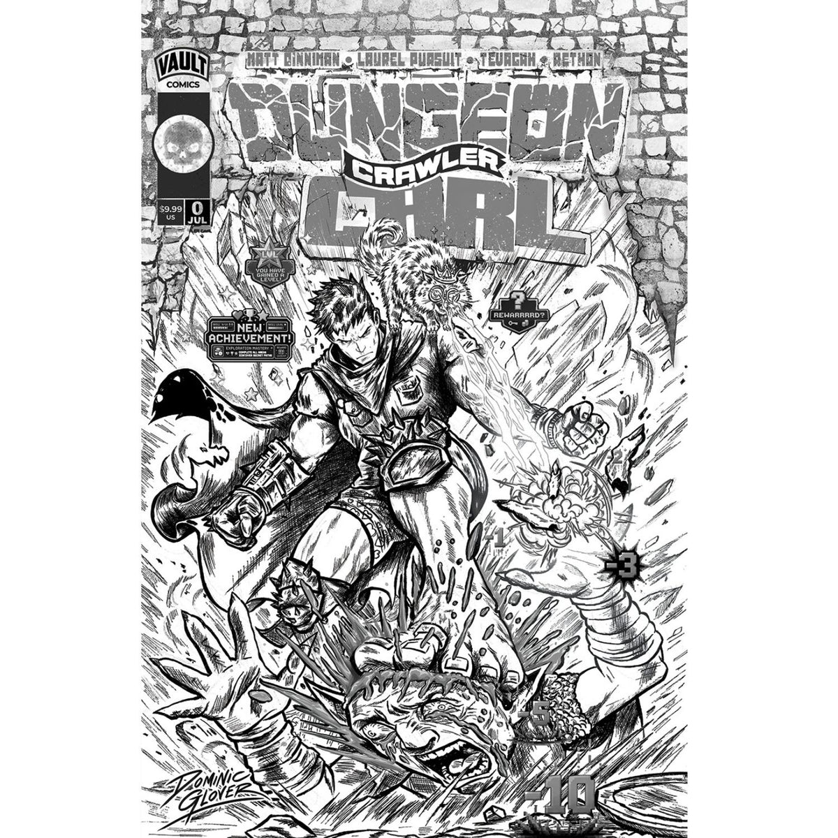 Dungeon Crawler Carl NYCC Secret Drop: #0 [Dominic Glover 2nd Print Foil Sketch] 2026 Comics Vault Comics